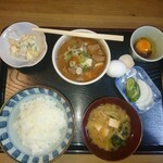 Yamabiko Shokudo - もつ煮定食