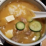 やよい軒 - 冷汁ととり天の定食