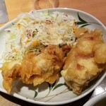 やよい軒 - 冷汁ととり天の定食