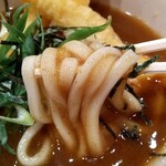 いずみ - 冷しカレーうどん エビ天