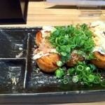 Takoyaki Akinai Senriokaekimaeten - ソース、マヨネーズねぎ載せ　330円