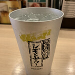 Ebisu Shoten Azabu Asabu Ten - レモンサワー　350円税別　　