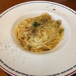 SECOND HOUSE Hokusanten - たまごとチーズとベーコンのスパゲッティーカルボナーラのランチセット