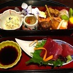 楽粋亭 みお - 二段弁当(^_−)−☆