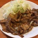 Asagaya Dining Kitchen - 豚バラの味噌焼き定食（700円）