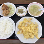 Douraku En Fuchu Ten - エビたま定食700円