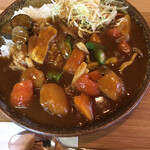 Chibori - 野菜いっぱいカレーライス(税込700円)(2020.08.現在)