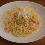 CAFE 3737 - エビのチーズクリームパスタ