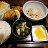 なかうらわ食堂 - 料理写真:当店自慢のハーフとんかつと納豆定食