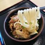 Hirohama Udon - 麺のリフトアップ