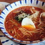 Kurofune Tei - 金胡麻担々麺と半チャーハン