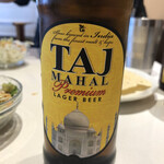 プラバート - サービスで頂いた「Taj Mahal」軽めですが、日本のビールに近い味わい。