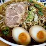 麺や 翔 - 味噌ラーメン/大盛+煮たまご980円