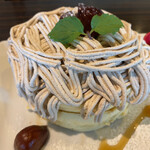 Sakai Coffee Anjo Ten - 栗のティラミスパンケーキ　1,280円税抜