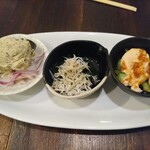 Sakana to Nihon no Osake Muku - 野菜料理３種盛り