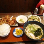 うどん酒房 ちから - からあげ定食