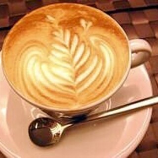 Our proud "latte art" for cafe latte