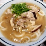 讃岐 うどん まごころ - 秋限定 あんかけうどん(豚肉と4種類きのこ)♪