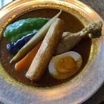 Tsujiya Shokudo - チキンカレー1320円のアップ