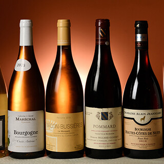 We have over 100 types of unique wines from all over France.