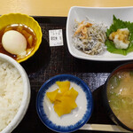 Fujikawa Service Area (Kudari) Food Court - 朝食set