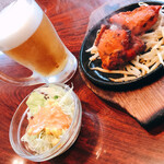 Indian Dining & Bar Nan - ビールセット　チキンティッカ