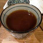 Juuwari Soba Tokyo Basso - 蕎麦湯を入れたとこ