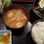 ふらふら - チキンステーキ御膳\750。写真の品以外に美味しい豆腐がついてます。