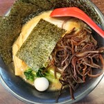 仙台とんこつラーメン 一番堂 - 醤油(並)＋海苔・キクラゲ増し