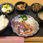 堀田食堂 - お刺身定食。