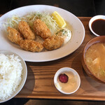 Hakata bo-zu Kasugai Ten - カキフライ定食¥750