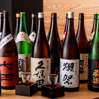 About 20 types! Fine sake from all over Japan