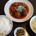 Shanghai En - ごぼう酢豚定食(ランチ)