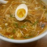 味の時計台 - モツチゲラーメン 味噌