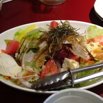 Seafood to Honetsukidori Sanuki Sakaba Takamatsu Ferry Tori Ten - 福ゆたか豆富サラダ　