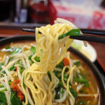 Ramen no Hashimoto - 麺はやや太め