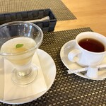 華むら - ランチのデザートと飲み物