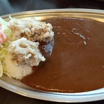 Curry Shop Colombo Shiratoriwan Tenbodai Ten - ワンコインプレート