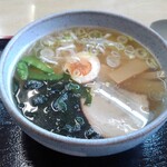 ゆざわ健康ランド - 料理写真:塩ラーメン(塩ちゃんこ風)、だったと思う