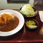 Matsuriya Nigata Terao Ten - タレかつカレーランチ　1000円　大盛り無料ですが、今回は普通で