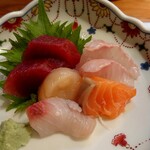 Yagura Zushi Hon Ten - セットの刺身