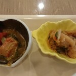 Ibusuki Royal Hotel - ピーマン味噌炒め、甘酢鶏唐揚げ