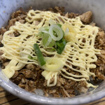 Ramen Horyu - チャーマヨ丼　270円　チャーシューはほぐしてあります。