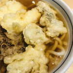 ウエストうどん - 右手3個は牡蠣天エリア