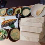 釜次郎 - 塩サバとろろ定食