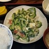 Kyushu Okinawa Zanmai Nankurunaisa Kasumigaseki Iinodainingu - ゴーヤちゃんぷる定食(ご飯大盛) 880円(税込)