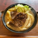 たかちゃんうどん - 肉うどん大盛り