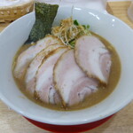 らーめん つるぎ - 酒粕らーめん（しょうゆ）＋トッピングちゃーしゅー