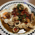 Thai Restaurant Pakuchi - シーフードガパオライス