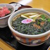 そば処 丸松 - 料理写真:わかめそばとミニネギトロ丼